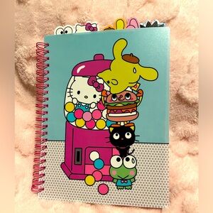 Hello Kitty Sanrio original notebook with section dividers
